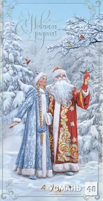 Снегурочка и дедушка Мороз