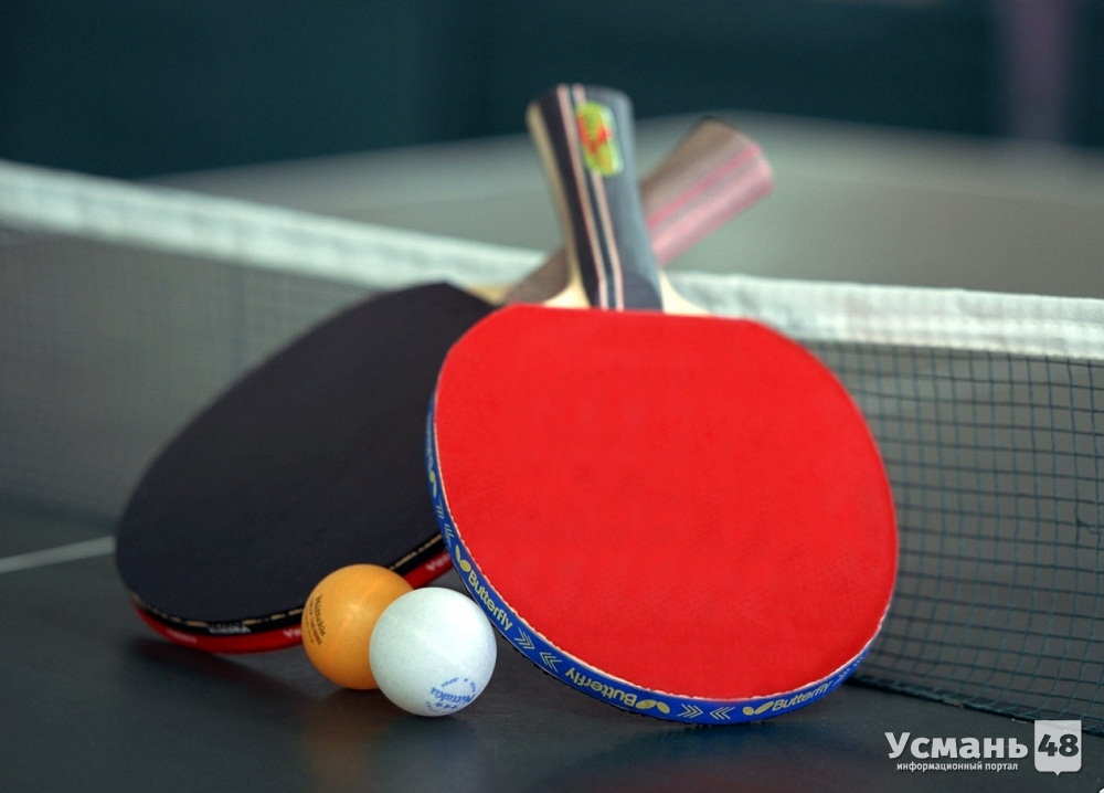 В Усмани пройдет первенство среди учащейся молодежи по настольному теннису