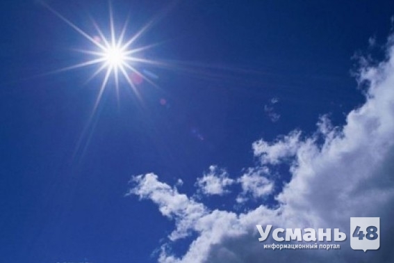 В ближайшие трое суток на территории Липецкой области сохранится жаркая погода.