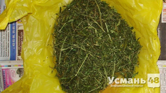 У жителя Усманского района при проведении обыска обнаружено и изъято более килограмма марихуаны