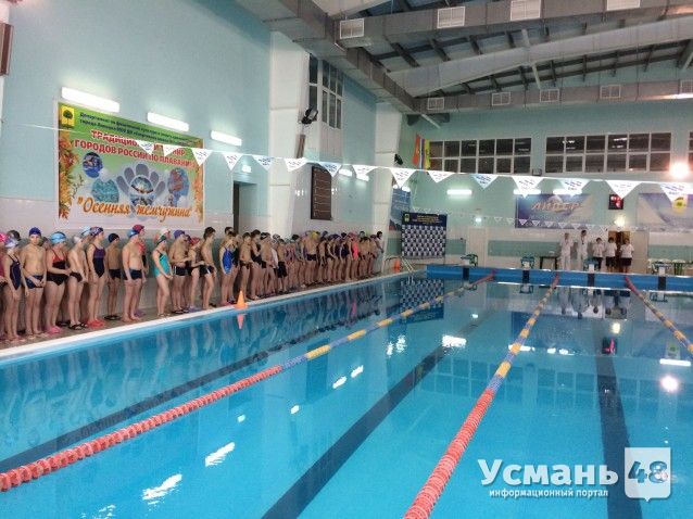 Юные пловцы из Усмани приняли участие в областной школьной спартакиаде