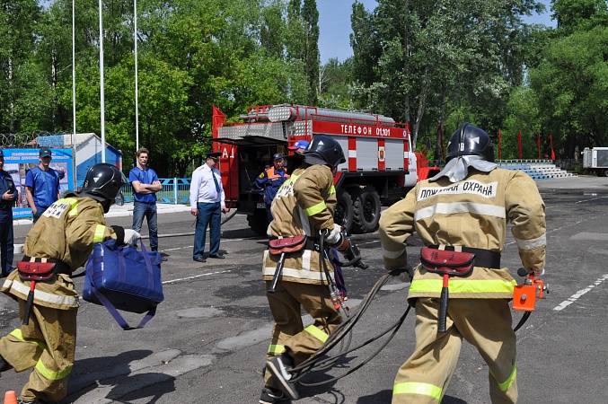 В соревнованиях «Лучшая добровольная пожарная команда Липецкой области» усманцы заняли третье место