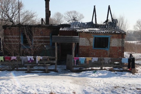 В Усманском районе в пожаре погибли два ребенка