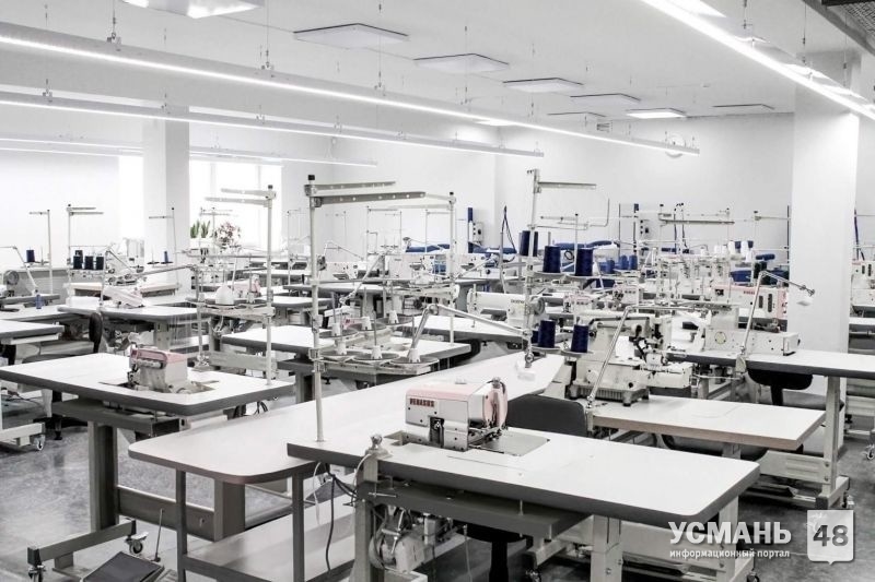 В Усмани завершено строительство нового производственного корпуса швейной фабрики