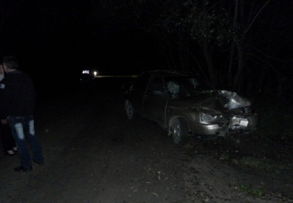 В Усманском районе «ВАЗ-2110» врезался в дерево