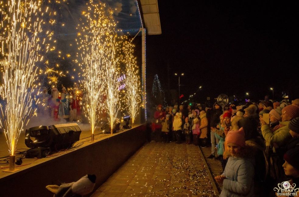 27 декабря был дан старт Новогодних торжеств в Усманском районе