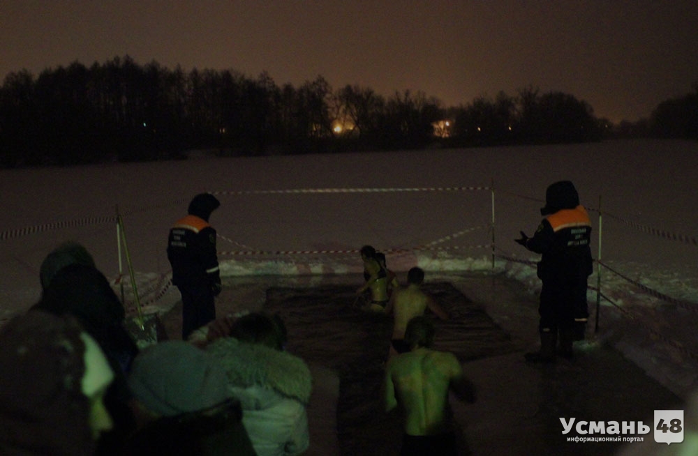 В ночь с 18 на 19 января на реке Усмань будут организованы крещенские купания