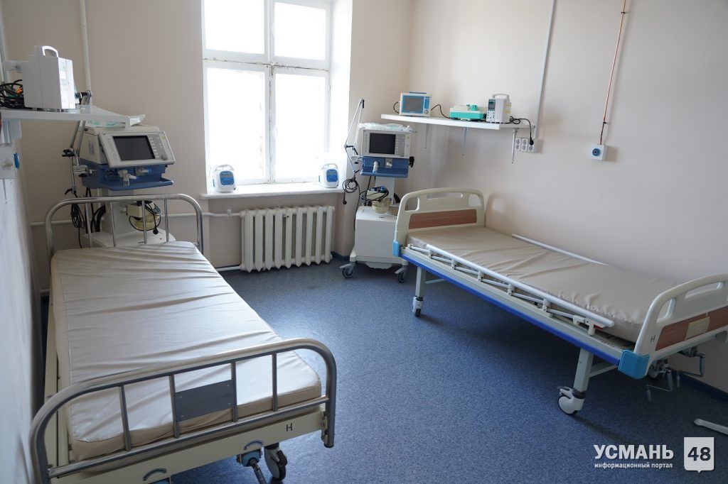 Ковидный госпиталь могут развернуть на базе инфекционного отделения Усманской больницы.