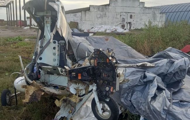 Легкомоторный самолёт потерпел крушение в Липецкой области.