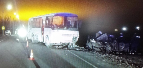 В Усманском районе водитель «ВАЗа» погиб в столкновении с автобусом.