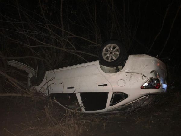 В Усманском районе в результате столкновения автомобиль совершил наезд на опору ЛЭП.