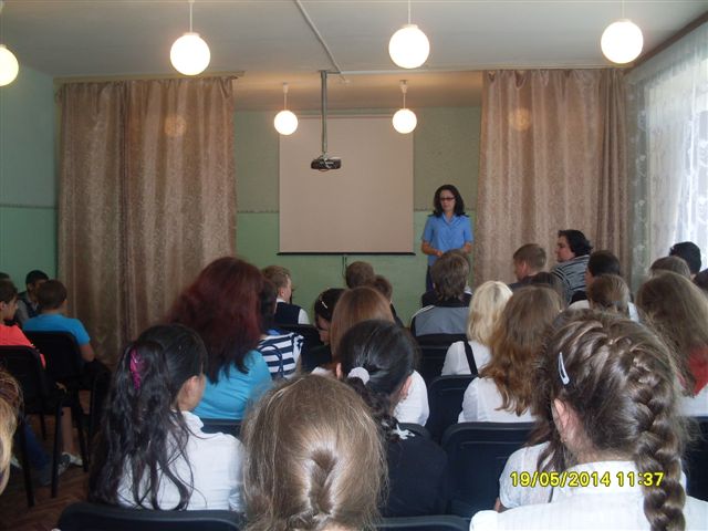 В школе с. Никольского проведена беседа в рамках месячника «Вместе против наркотиков!»