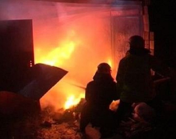 Ночью в Липецкой области сгорели два автомобиля