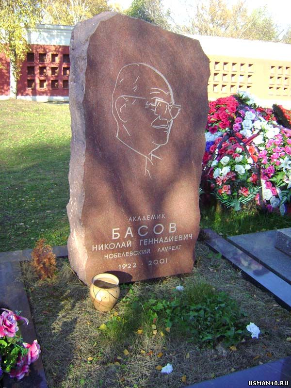 Надгробный памятник Басову