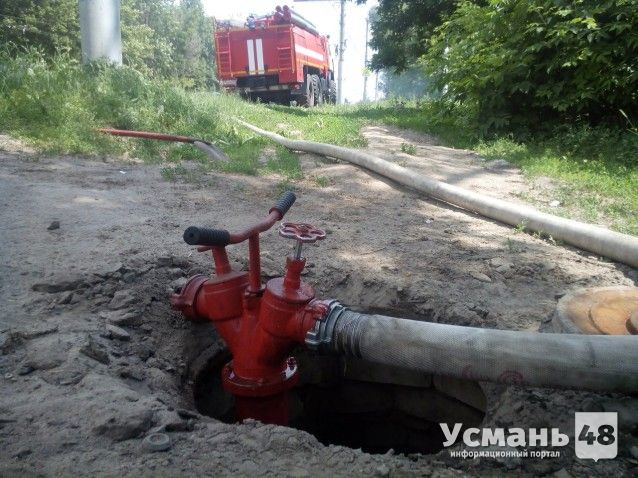 В селе Никольское Усманского района горел дом