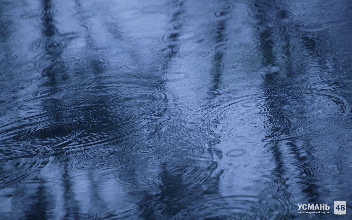 В Усманском районе в результате подъема воды в реке Байгора оказался подтоплен участок автомобильной дороги