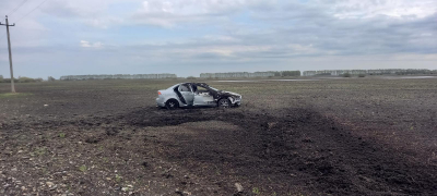 В Усманском районе перевернулась иномарка.