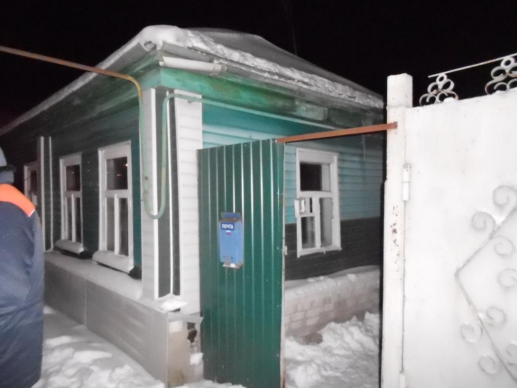 На улице Радищева горел дом