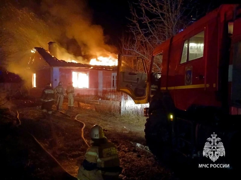 Две женщины погибли во время пожара в селе Куриловка.